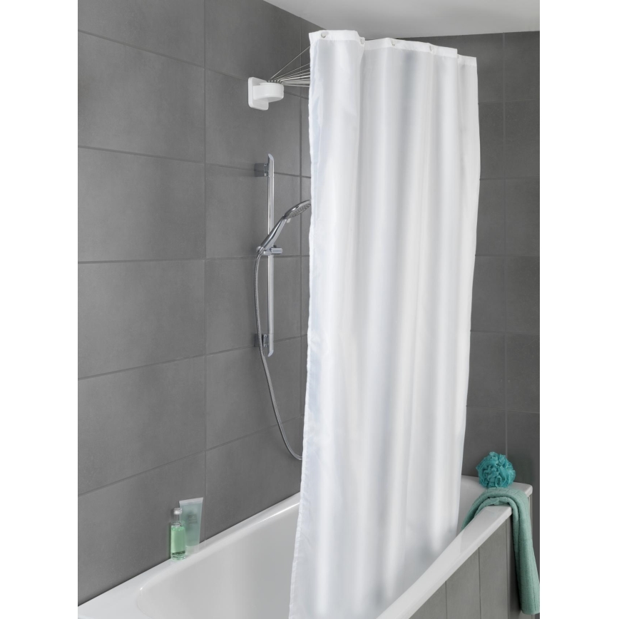 WENKO 23863100 - Držač za tuš 96x72 cm nehrđajući čelik/bijela