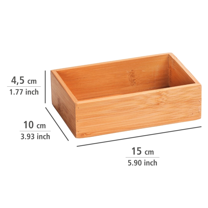 WENKO 23918100 - Poslužavnik TERRA 15x10 cm smeđi