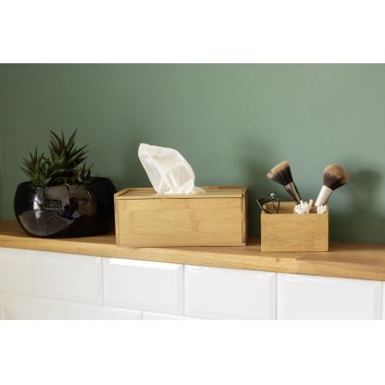 WENKO 23925100 - Kutija za papirnate maramice TERRA 25x13 cm smeđa