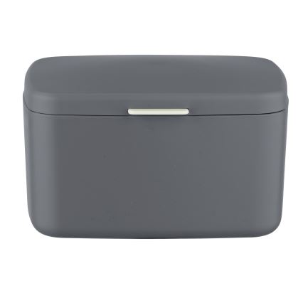 WENKO 23981100 - Kutija BARCELONA 19,5x16 cm antracit/sjajni krom