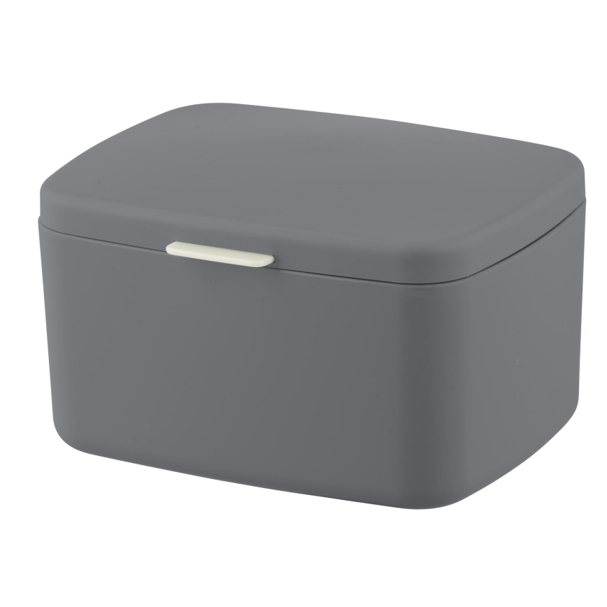WENKO 23981100 - Kutija BARCELONA 19,5x16 cm antracit/sjajni krom