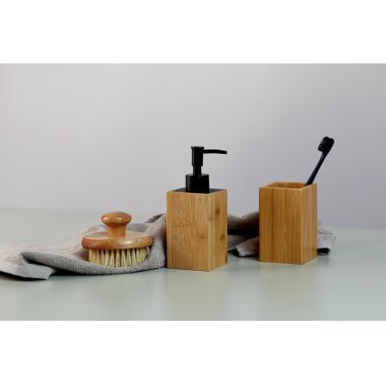 WENKO 23984100 - Dozator tekućeg sapuna PADUA 210 ml, smeđa/crna