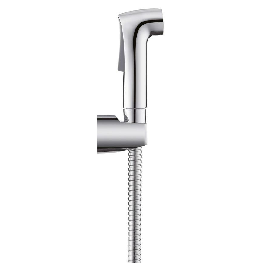 WENKO 23999100 - Set za bide WATERSAVING SYSTEM 12x7 cm sjajni krom/srebrna
