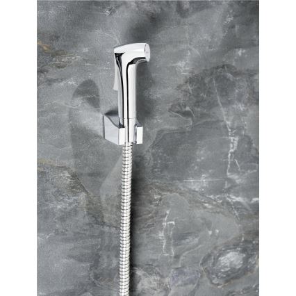 WENKO 23999100 - Set za bide WATERSAVING SYSTEM 12x7 cm sjajni krom/srebrna