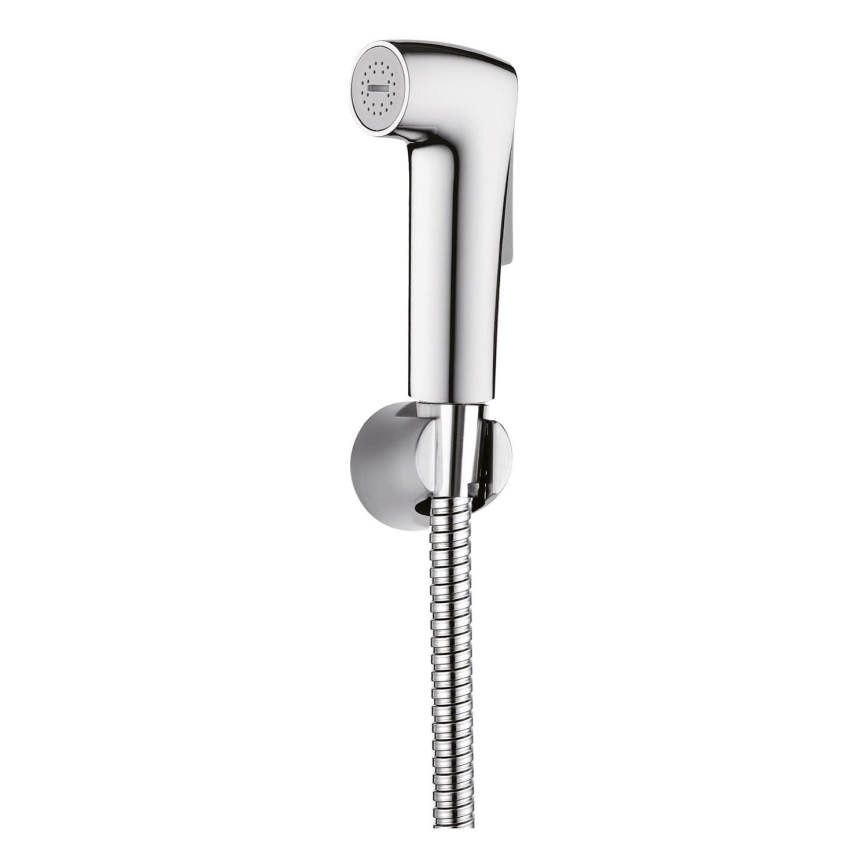 WENKO 23999100 - Set za bide WATERSAVING SYSTEM 12x7 cm sjajni krom/srebrna