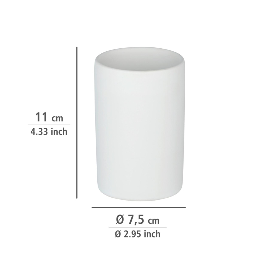 WENKO 24010100 - Čaša POLARIS 7x11 cm bijela