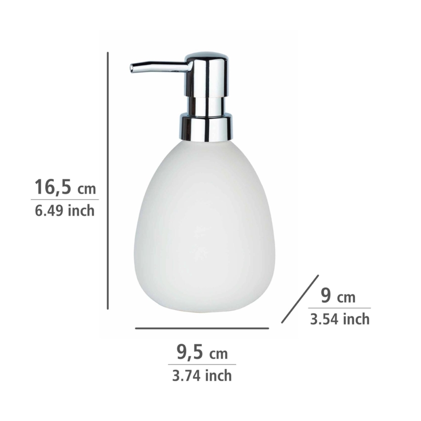 WENKO 24011100 - Dozator tekućeg sapuna POLARIS 390 ml bijeli