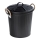 WENKO 24022100 - Koš GARA 24x28,5 cm crne boje