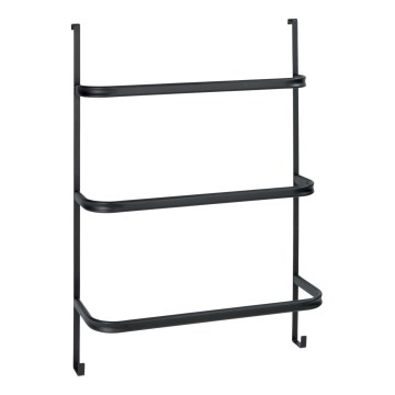 WENKO 24026100 - Držač za ručnike IRPINIA 54,5x77,5 cm crna