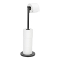 WENKO 24034100 - Držač toaletnog papira 21x55 cm crna/srebrna