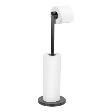 WENKO 24034100 - Držač toaletnog papira 21x55 cm crna/srebrna