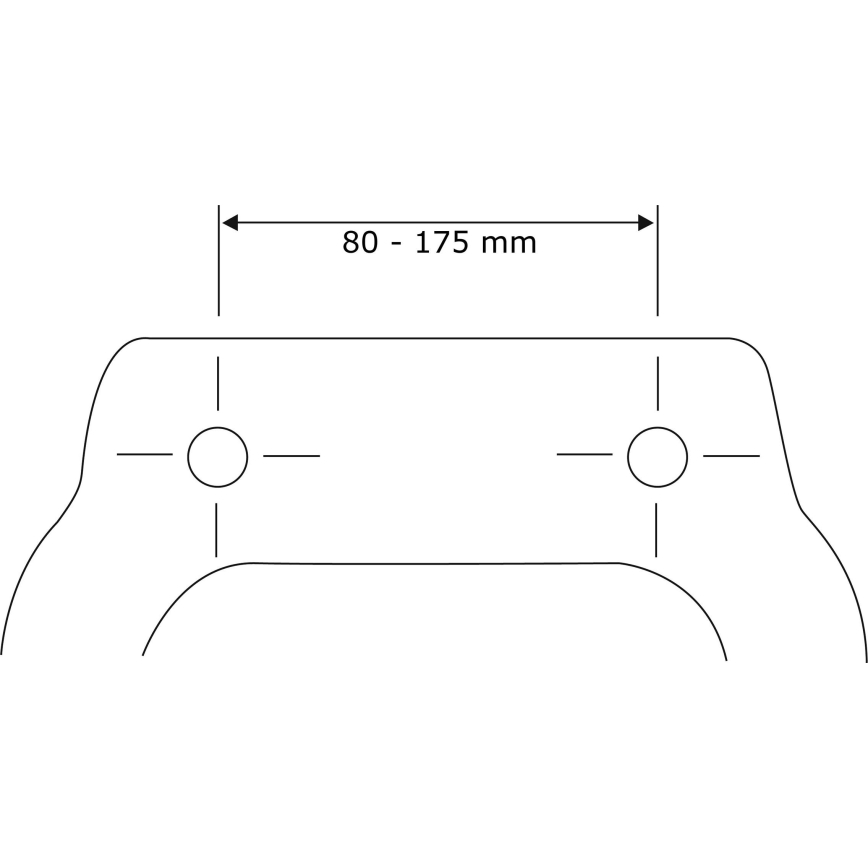 WENKO 24080800-WC sjedalo TAVOLA 36,5x45 cm bijela/sjaj. krom