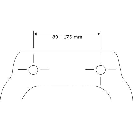 WENKO 24082800 - WC daska DROPLETS 45x38,8 cm plava/bijela