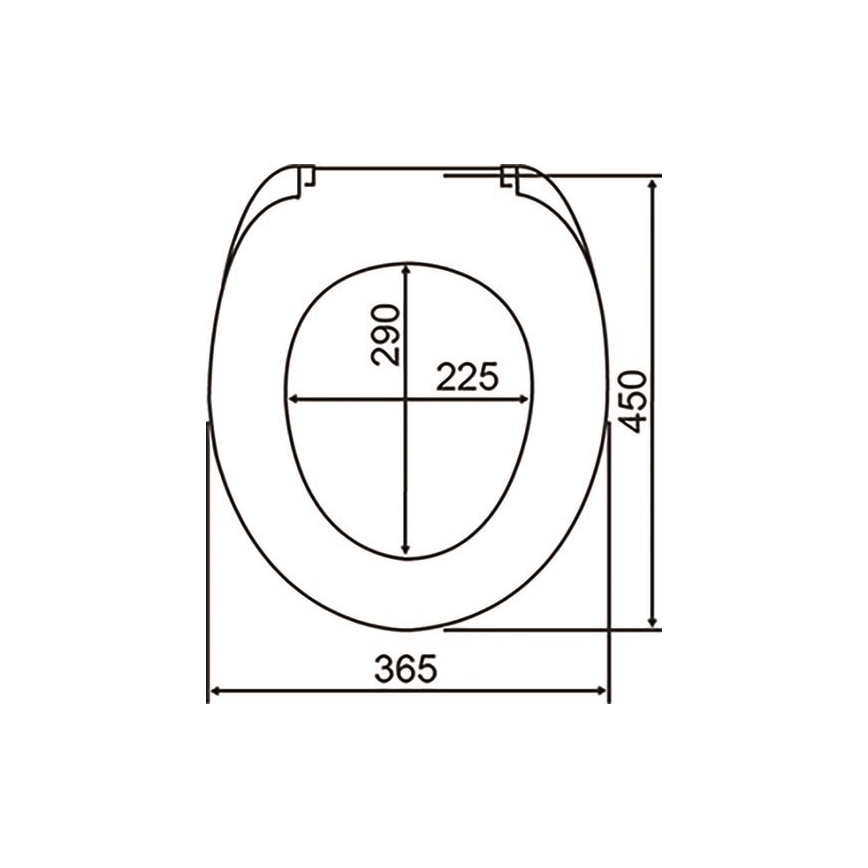 WENKO 24082800-WC daska DROPLETS 45x38,8 cm šarena/sjajni krom