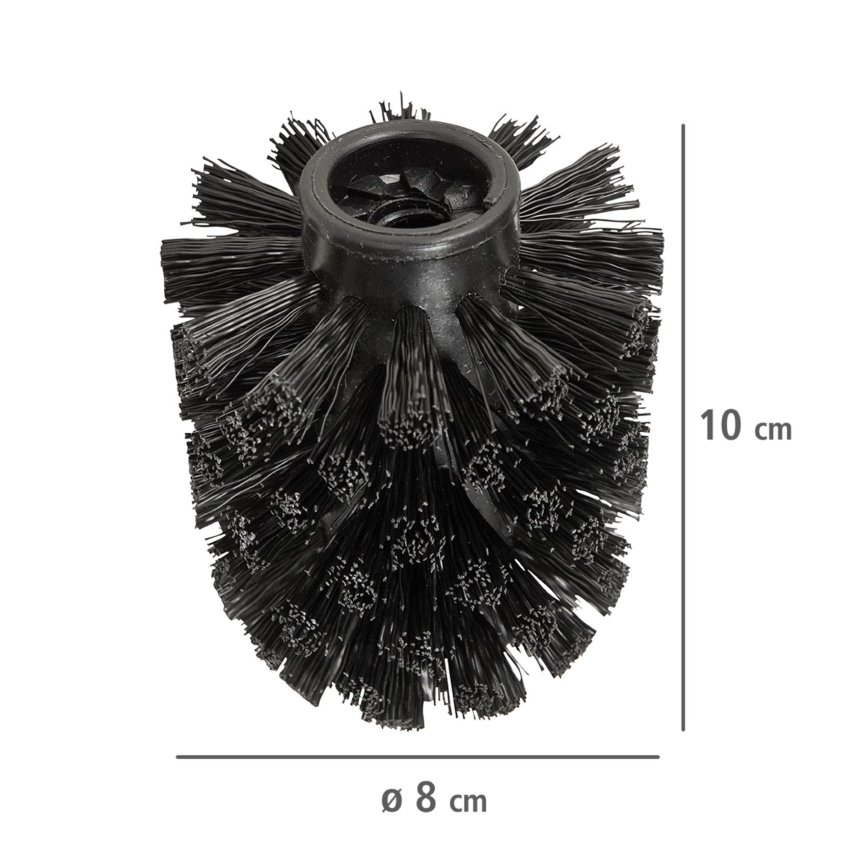 WENKO 24090800 - WC nastavak 8x9,3 cm crni