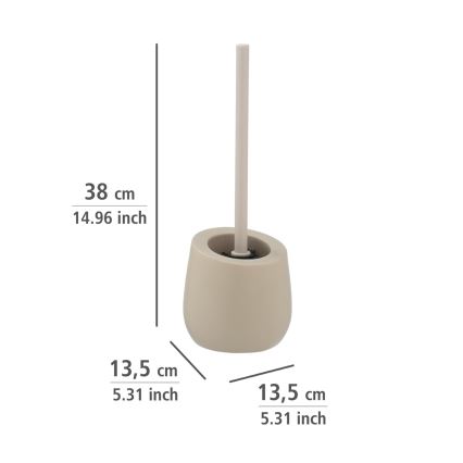 WENKO 24136100 - WC četka BADI 13,5x38 cm bež
