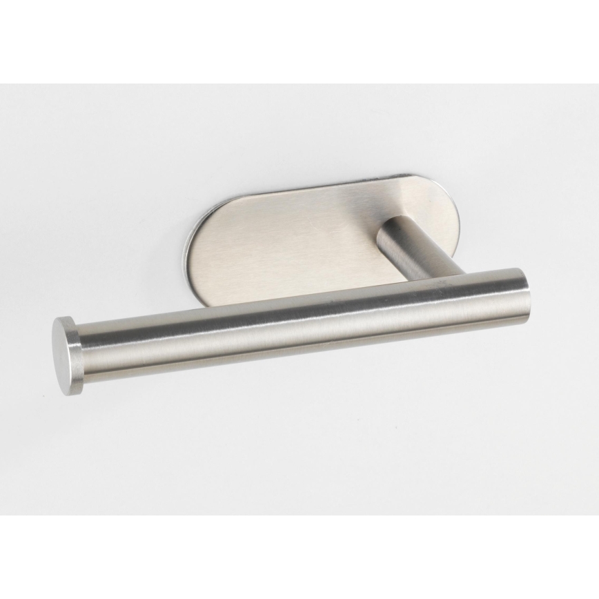 WENKO 24166100 - Držač toaletnog papira TURBO-LOC OREA MATT 16x7 cm nehrđajući čelik/srebrna