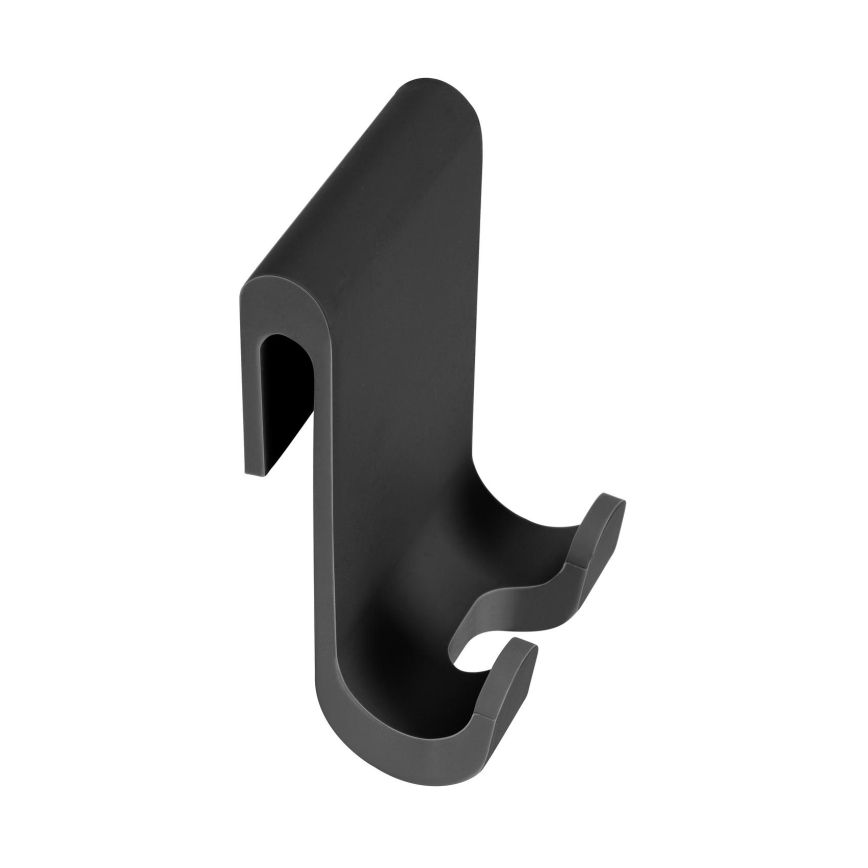 WENKO 24171100 - Strugalica za tuš MOLA 21x24,5 cm inox/crna