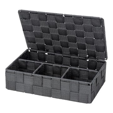 WENKO 24223100 - Koš ADRIA 26x17 cm siva/antracit