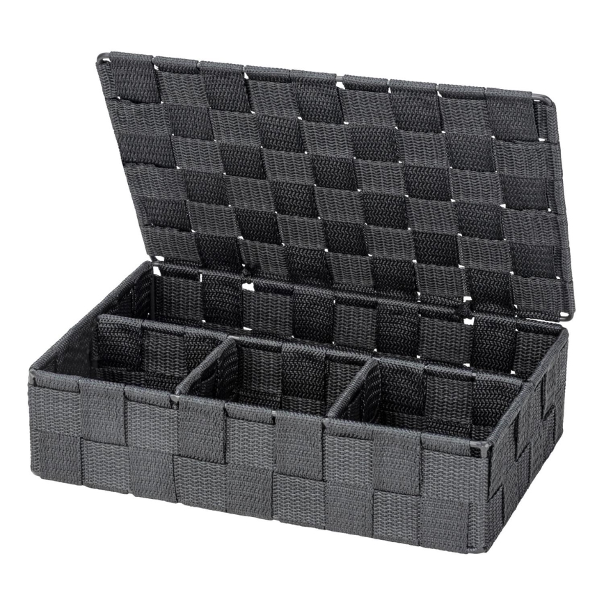 WENKO 24223100 - Koš ADRIA 26x17 cm siva/antracit