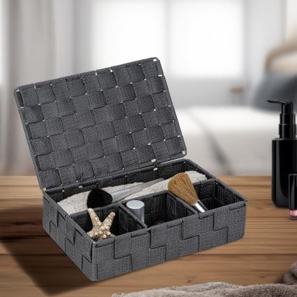 WENKO 24223100 - Koš ADRIA 26x17 cm siva/antracit