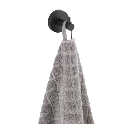 WENKO 24232100-Kuka BOSIO BLACK 5,5x5,5 cm nehrđajući čelik/srebrna