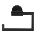 WENKO 24240100-Držač toaletnog papira BOSIO BLACK 15x10,5 cm nehrđajući čelik/srebrna