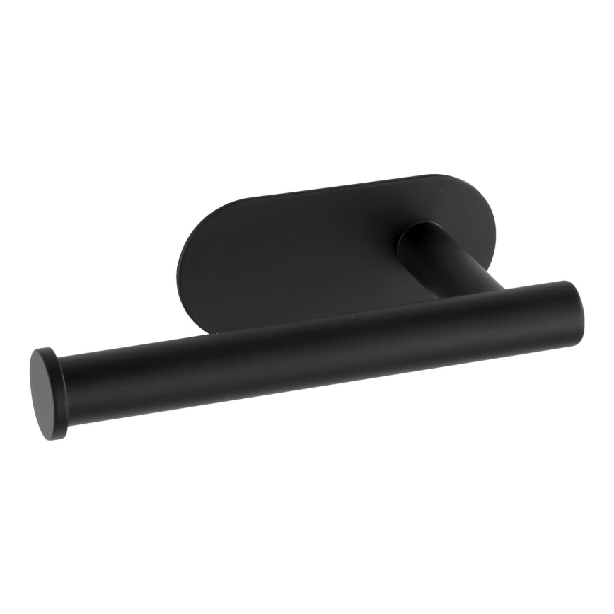 WENKO 24287100-Držač toaletnog papira TURBO-LOC OREA BLACK 16x7 cm nehrđajući čelik/crna