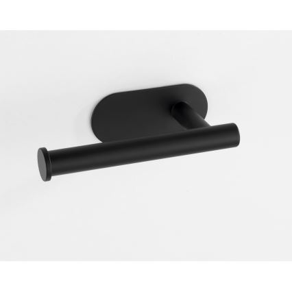 WENKO 24287100-Držač toaletnog papira TURBO-LOC OREA BLACK 16x7 cm nehrđajući čelik/crna