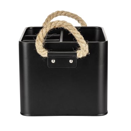 WENKO 24328100 - Kutija za pohranu GARA 19x13 cm, crna