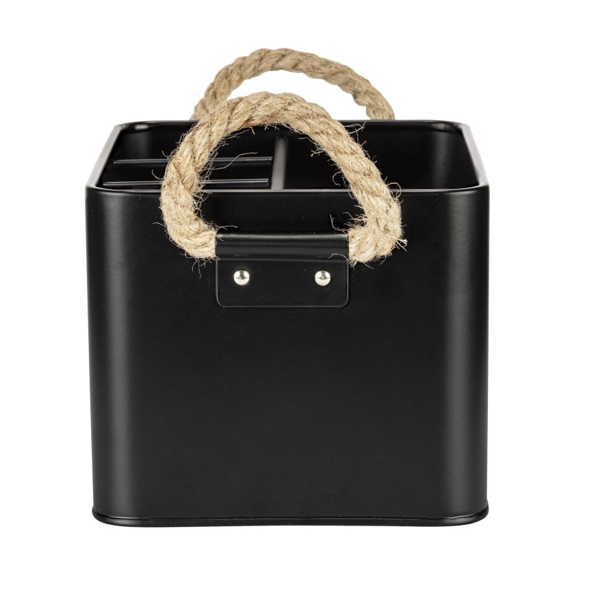 WENKO 24328100 - Kutija za pohranu GARA 19x13 cm, crna