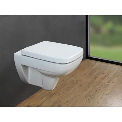 WENKO 24334100-WC daska EXCLUSIVE 46,5x37 cm bijela/srebrna