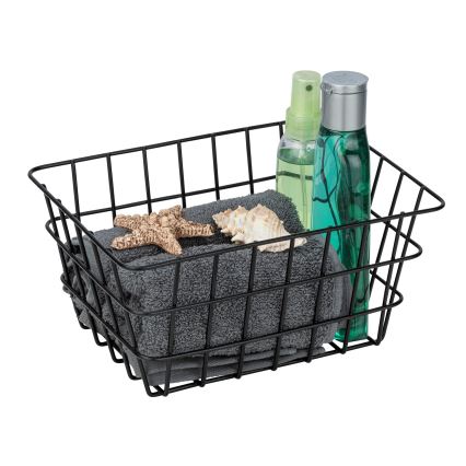 WENKO 24371100 - Koš VIANA 18x25 cm crna