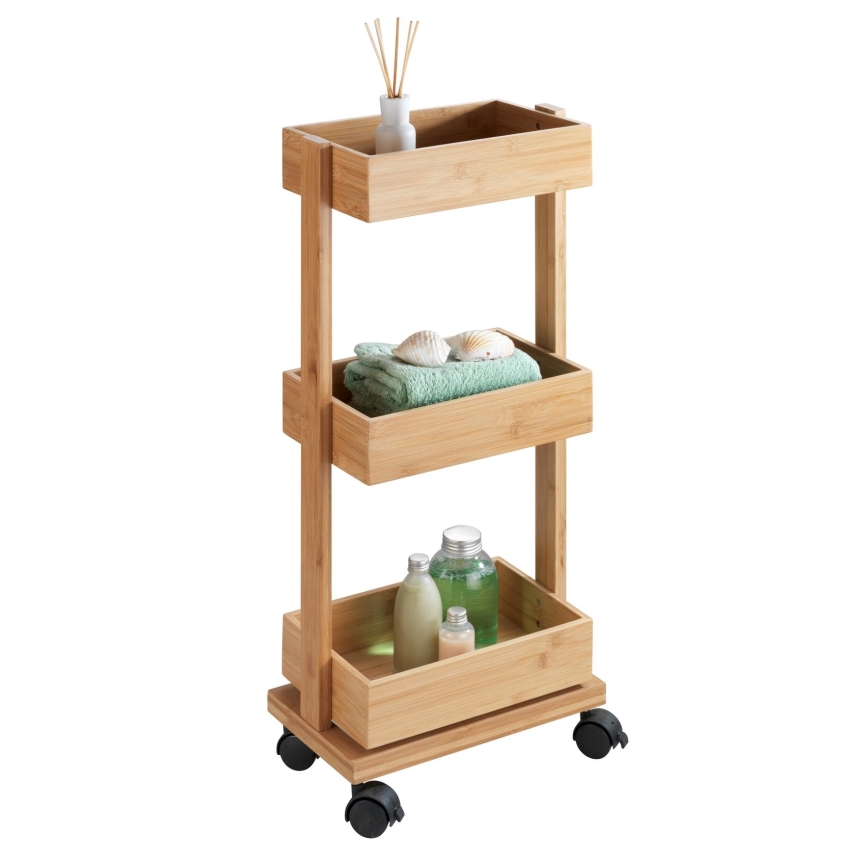 WENKO 24390100 - Regal TORTONA 18x71,5 cm smeđa/crna