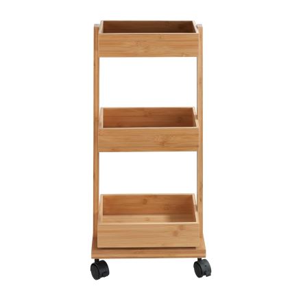 WENKO 24390100 - Regal TORTONA 18x71,5 cm smeđa/crna