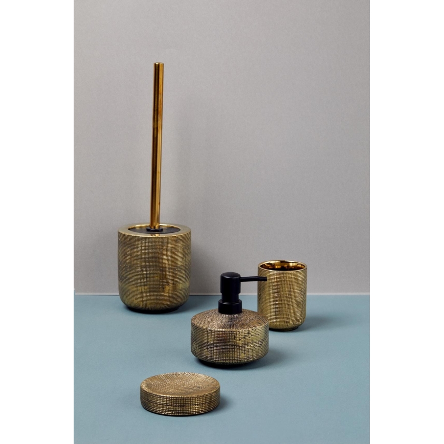 WENKO 24403100 - WC četka RIVARA 11,5x40 cm zlatna