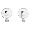 WENKO 24466100-Kuka VACUUM-LOC 6x7 cm sjajni krom