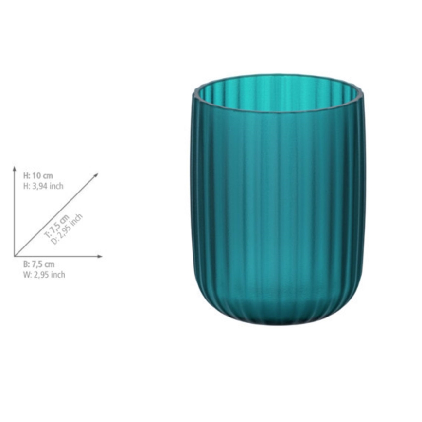 WENKO 24479100 - Čaša AGROPOLI 7,5 x 10 cm, tirkizna