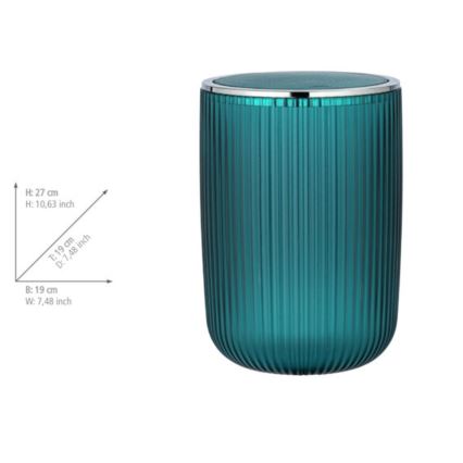 WENKO 24483100 - Koš AGROPOLI 19x27 cm tirkizna