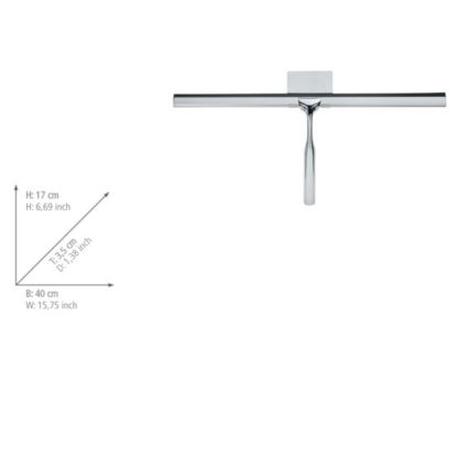 WENKO 24506100 - Strugalica TERNI 40x17 cm sjajni krom