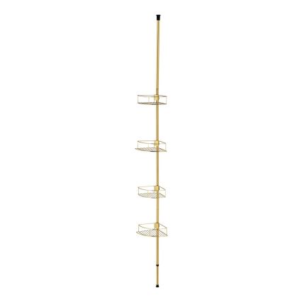 WENKO 24569100-Kutna polica DOLCEDO 31x275 cm zlatna