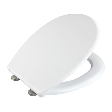 WENKO 24571100-WC daska za WC VORNO NEO 46x37 cm bijela/srebrna