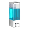 WENKO 24593100-Dozator za tekući sapun ISTRES 320 ml sjajni krom/proziran