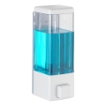 WENKO 24594100-Dozator tekućeg sapuna ISTRES 320 ml bijela/prozirna
