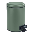 WENKO 24636100 - Koš LEMAN 17x25 cm zelena/crna