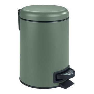 WENKO 24636100 - Koš LEMAN 17x25 cm zelena/crna