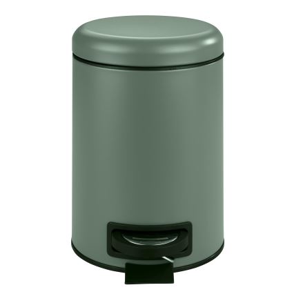 WENKO 24636100 - Koš LEMAN 17x25 cm zelena/crna