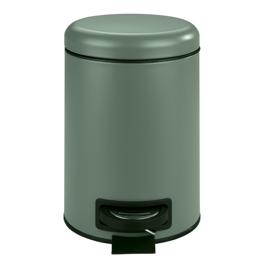 WENKO 24636100 - Koš LEMAN 17x25 cm zelena/crna