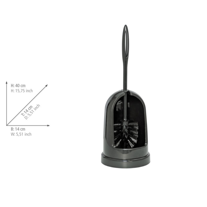 WENKO 24637100 - WC četka STANDARD 14x40 cm crna