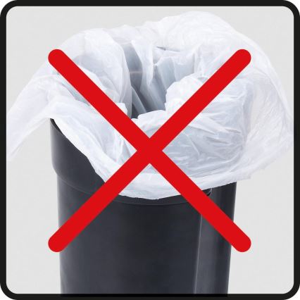 WENKO 24681100 - Koš LEMAN 21x24 cm, crne boje